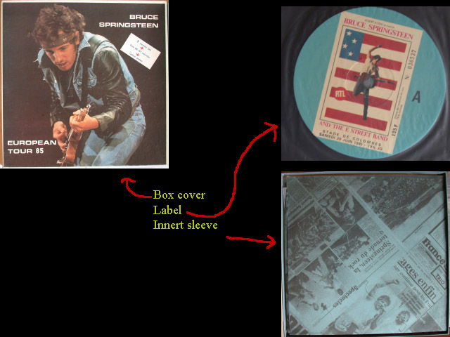Bruce Springsteen - EUROPEAN TOUR 85